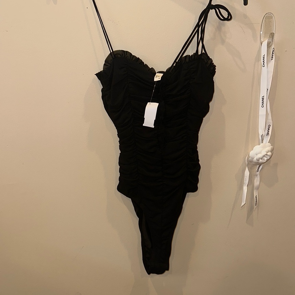 RUCHED BODYSUIT BRAND NEW WITH TAGS